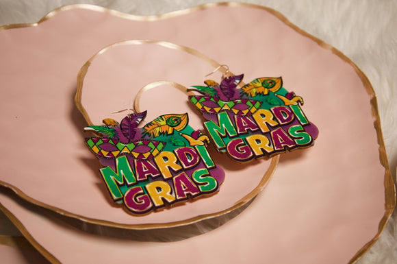 Wooden Mardi Gras